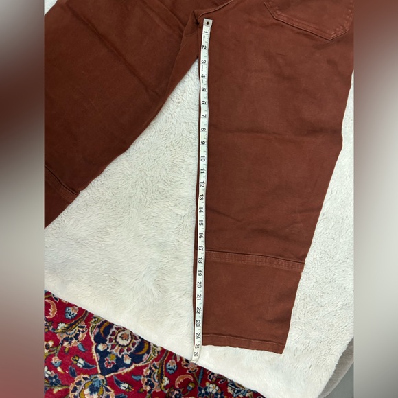 Everlane Utility Barrel Pant, Size 6 in Rosewood Colorway - Picture 4 of 10